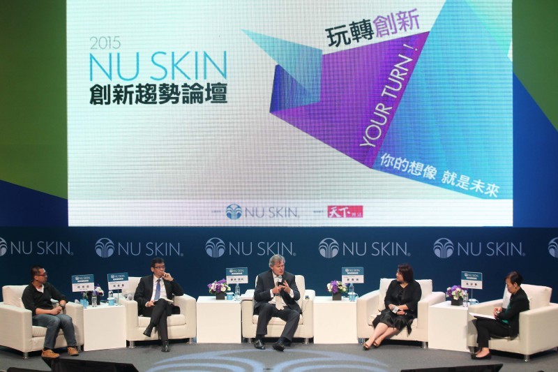 NU SKIN堅持創新 引領趨勢 2015 NU SKIN創新趨勢論壇 剛特‧鮑利講演「玩轉創新」 為台灣創新能力把脈